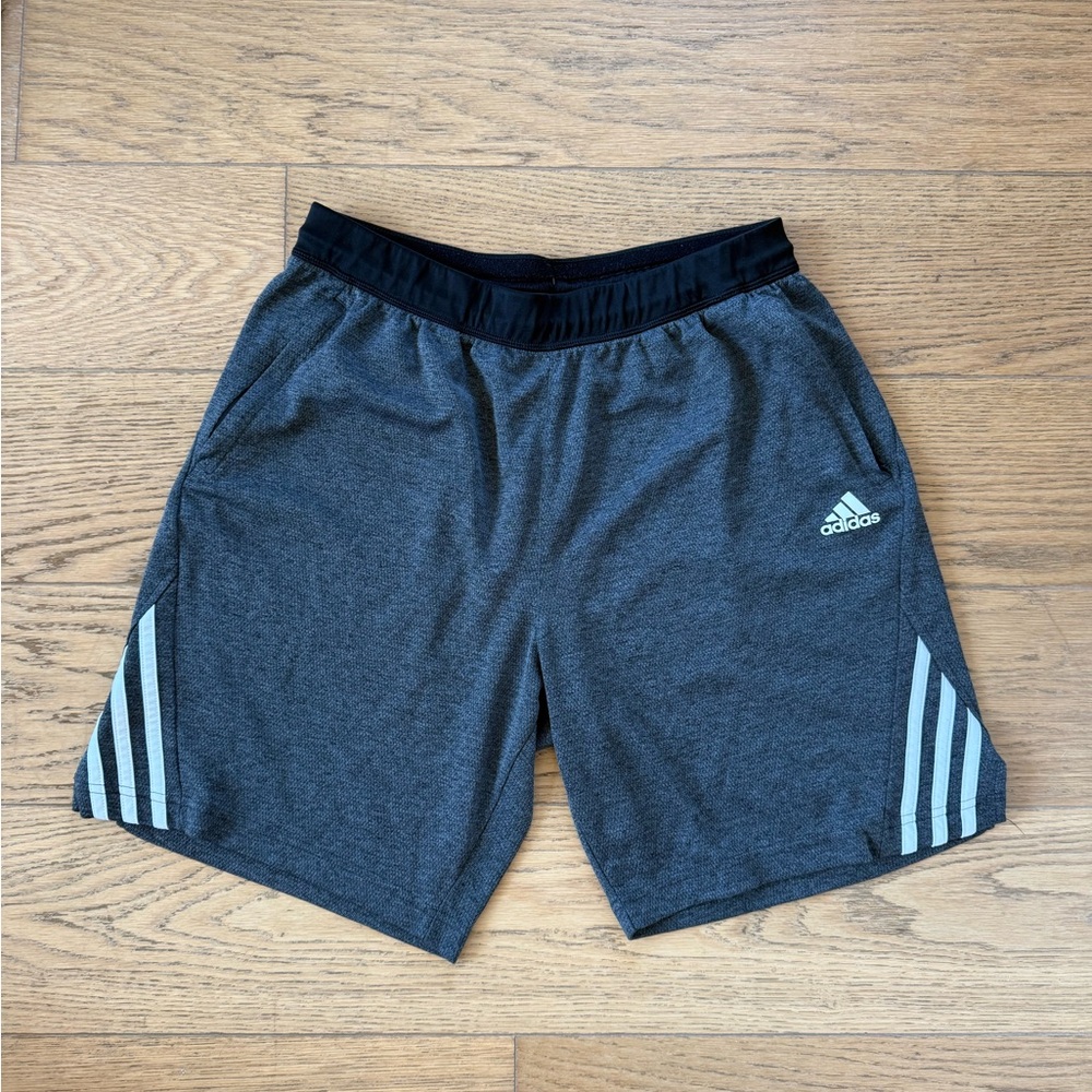 Adidas Athletic Shorts - Grey - L